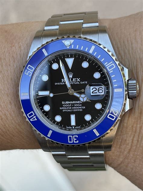 vintage rolex submariner blue bezel